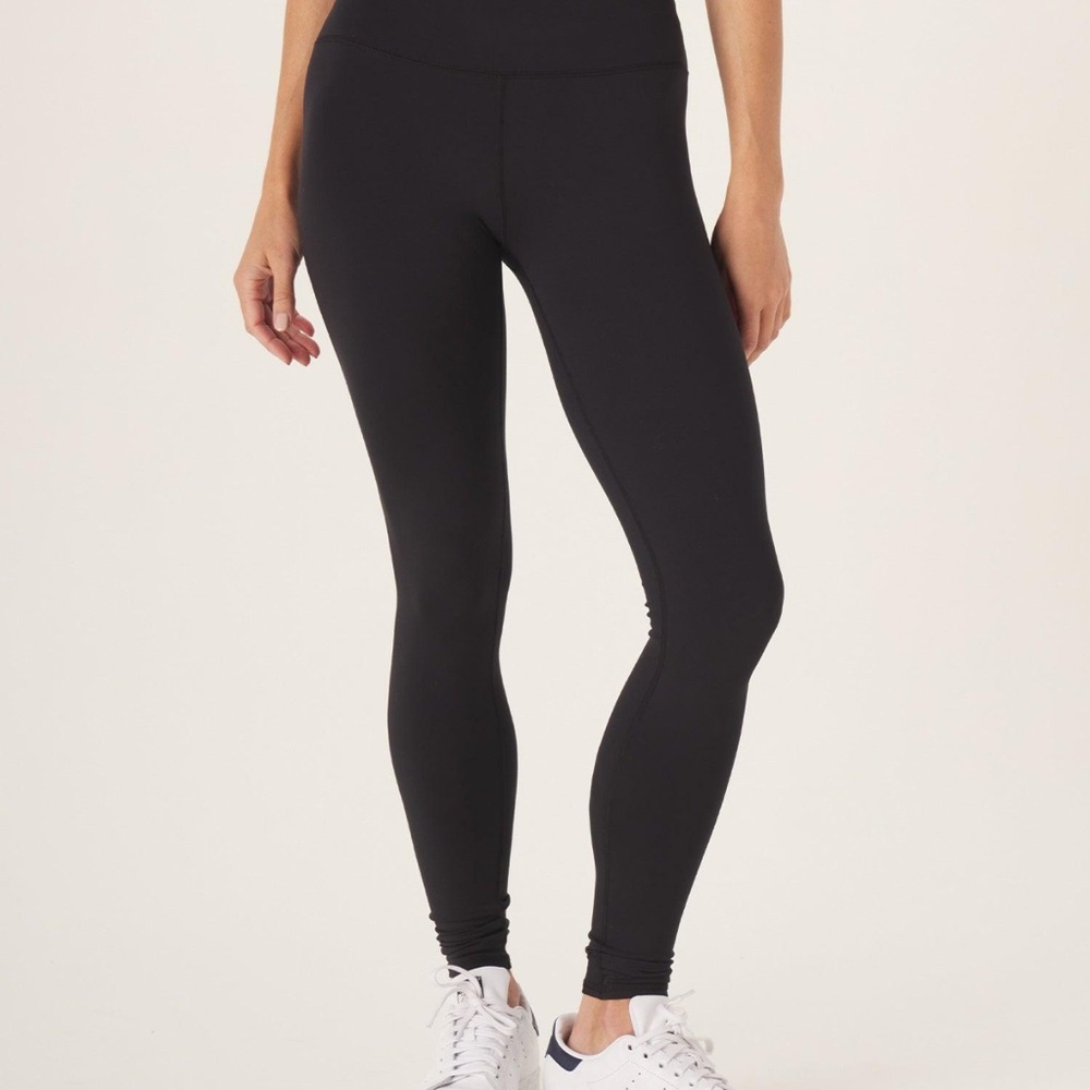 barre3 Black High Waisted Leggings Athletic Yoga Workout Pants